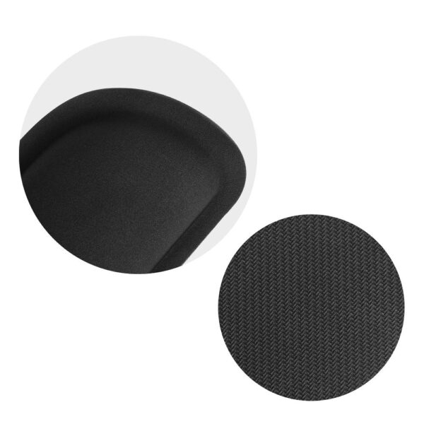 Ergonomic wrist support for keyboard 460 x 85 x 25 mm black – Bild 2