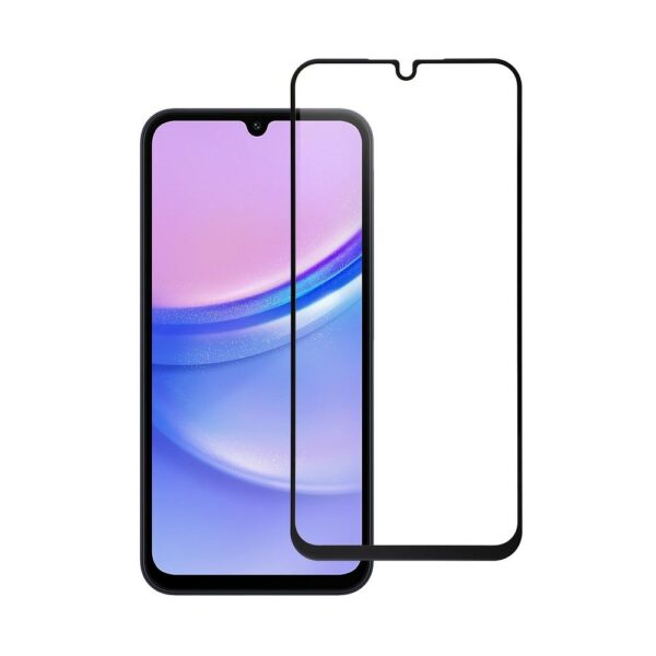 Tempered Glass Blue Star - SAMSUNG A15 5G Full Face (full glue with frame/small size) - black Tempered Glass Blue Star – Bild 2