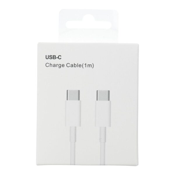 Cable Type C to Type C PD QC3.0 3A 30W HD26 BOX 1 m white – Bild 2