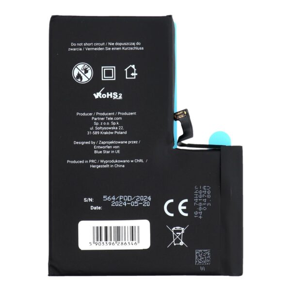 Battery for Iphone 14 PRO MAX 4323 mAh Blue Star HQ – Bild 5