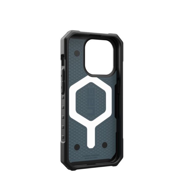 ( UAG ) Urban Armor Gear Pathfinder compatible with Magsafe for IPHONE 15 PRO cloud blue – Bild 4
