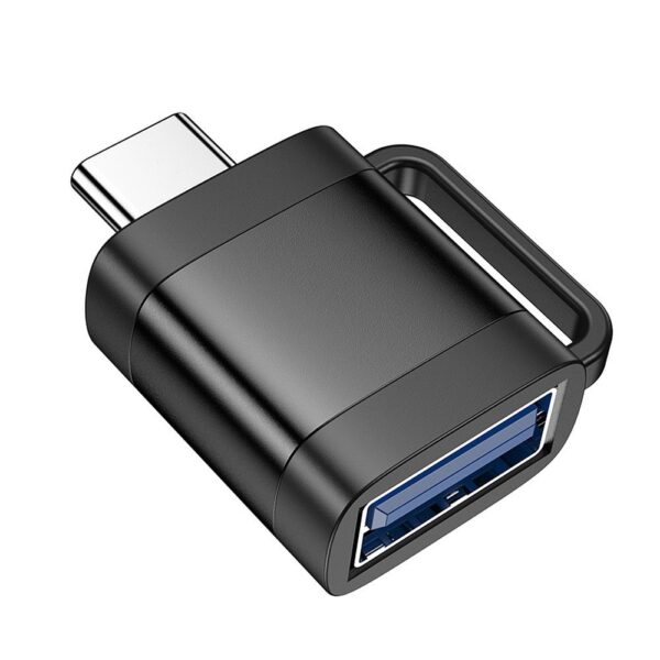 HOCO adapter OTG Type C (male) to USB A (female) 3A UA31C black – Bild 3