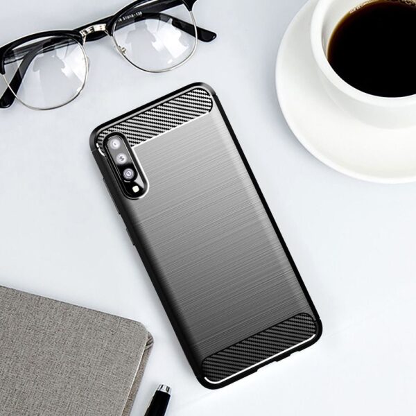 CARBON case for SAMSUNG A70 / A70s black – Bild 3