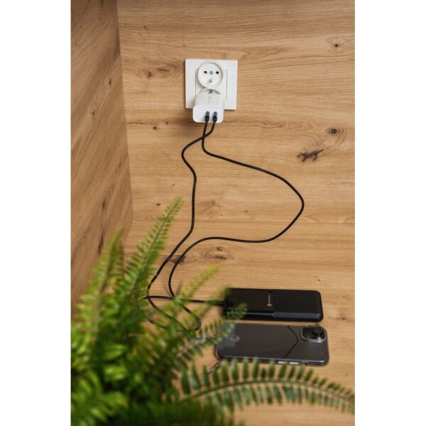 FORCELL F-ENERGY C338 cable Type C to Type C PD QC4.0 3A 60W 1 m black – Bild 2