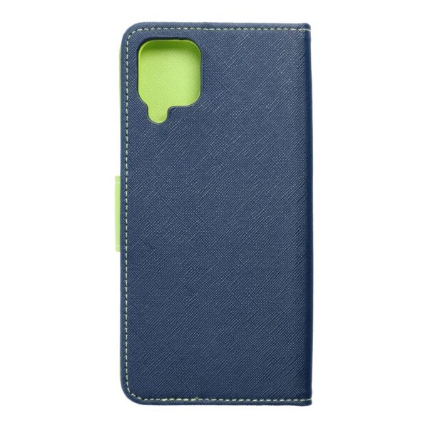 FANCY Book case for SAMSUNG A12 navy/lime – Bild 3