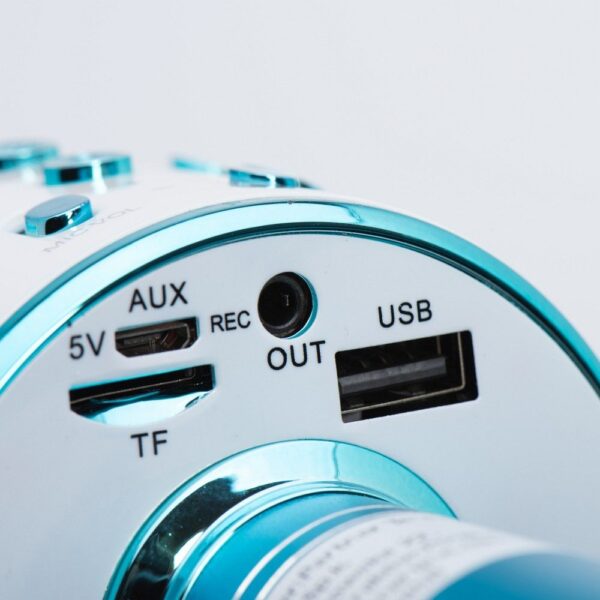 Multimedia karaoke microphone CR58S HQ blue – Bild 2