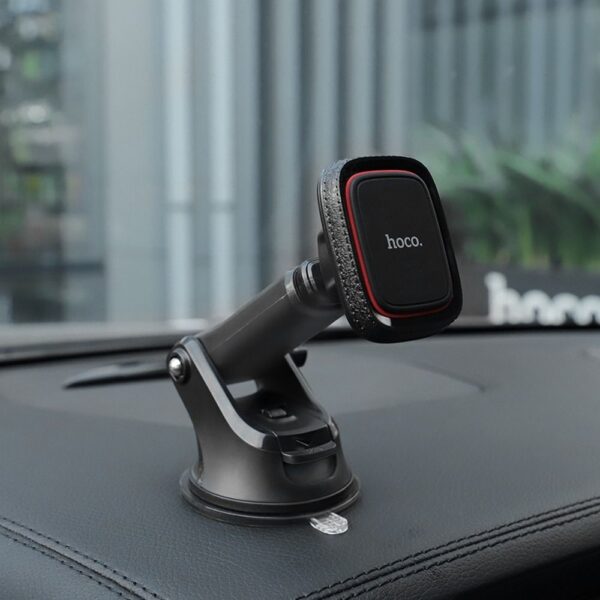 HOCO magnetic car holder for windshield / center console CA42 black red – Bild 5