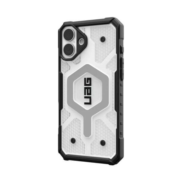 Case (UAG) Urban Armor Gear Pathfinder Clear compatible with MagSafe for IPHONE 16 Plus ice – Bild 3