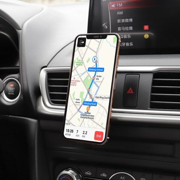 HOCO magnetic car holder for air vent CA47 metal black – Bild 5
