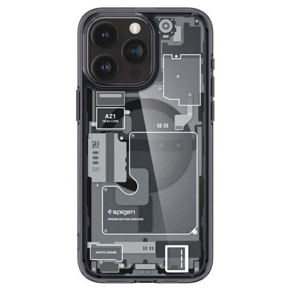 SPIGEN case ULTRA HYBRID MAG compatible with MagSafe for IPHONE 15 Pro Max zero white – Bild 2