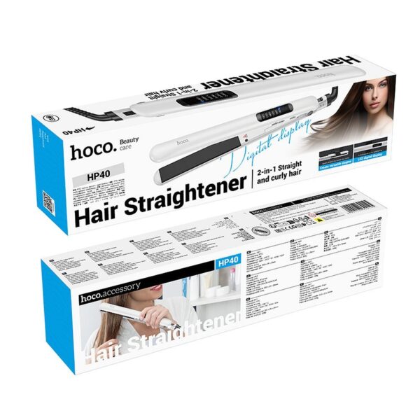 HOCO hair straightener HP40 white – Bild 5