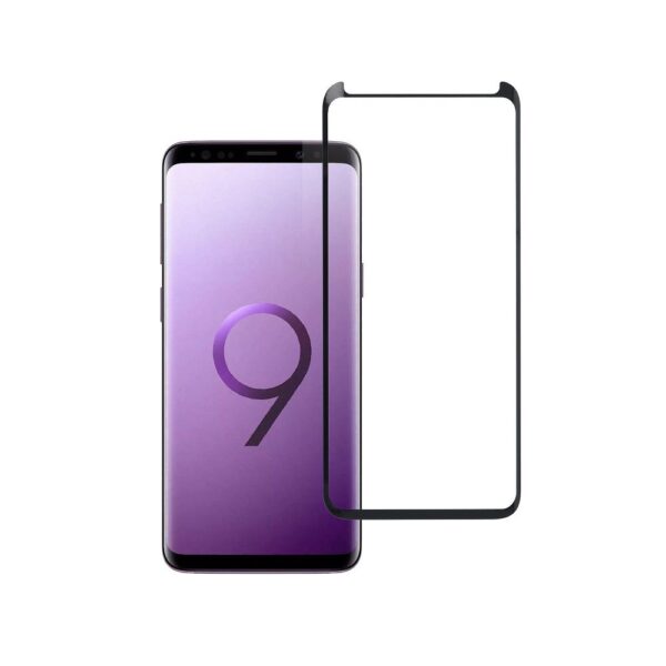 Tempered Glass Blue Star - SAMSUNG Galaxy S9 Full Face (full glue/case friendly) - black Tempered Glass Blue Star – Bild 2