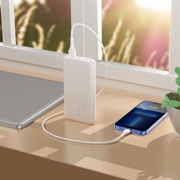 HOCO powerbank 10 000 mAh PD QC3.0 3A 20W J87 white – Bild 3