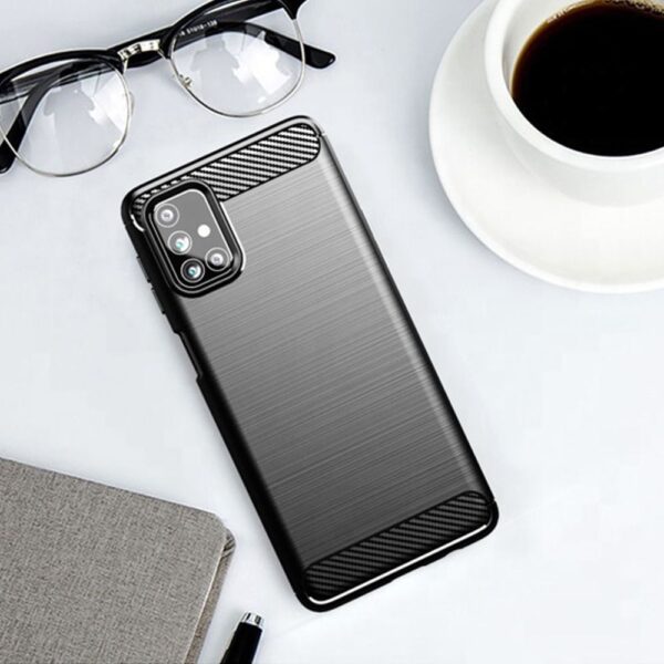 CARBON case for SAMSUNG M31s black – Bild 4