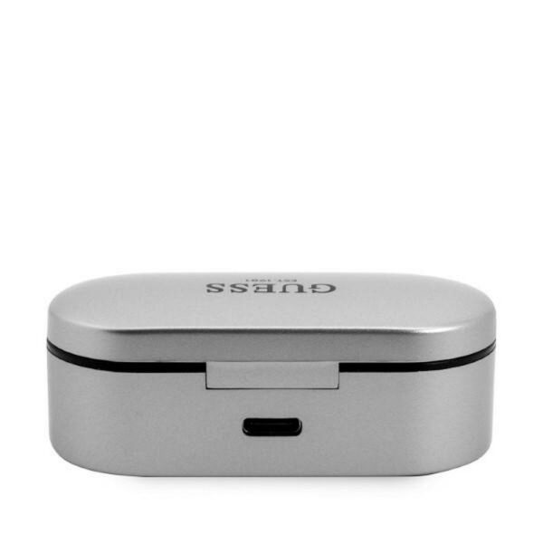 Bluetooth Earphones Stereo TWS GUESS Digital BT5 Classic with docking station / grey (GUTWST31EG) – Bild 5