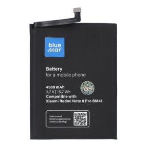 BLUE STAR battery for XIAOMI REDMI NOTE 8 Pro (BM4J) 4500 mAh
