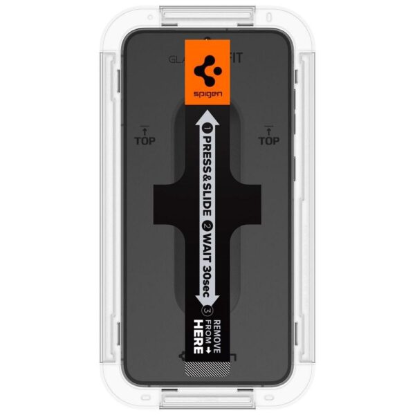 SPIGEN tempered glass GLAS.TR ”EZ FIT” 2-pack for SAMSUNG S23 Plus transparent – Bild 5