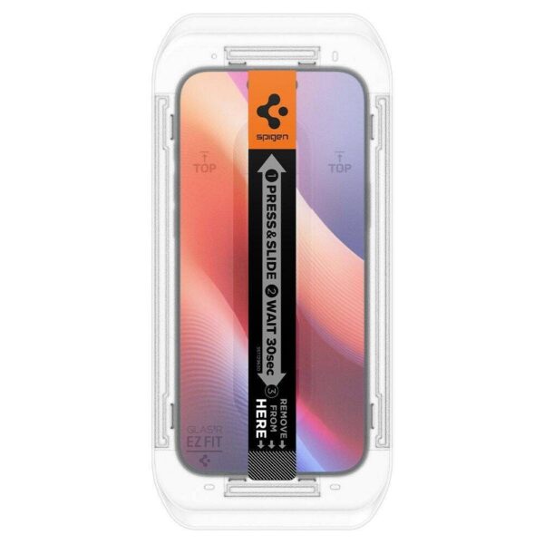 SPIGEN tempered glass GLAS.TR ”EZ FIT” for IPHONE 16 Pro Max clear – Bild 5