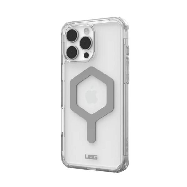 Case (UAG) Urban Armor Gear Plyo compatible with MagSafe for IPHONE 16 Pro Max ice / silver – Bild 4