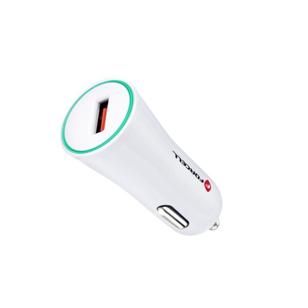 FORCELL F-ENERGY TFK-CC-095 car charger USB A QC3.0 2,4A white – Bild 2