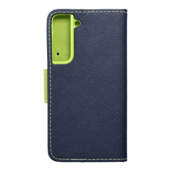 FANCY Book for SAMSUNG S22 navy / lime – Bild 3