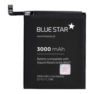 BLUE STAR battery for XIAOMI REDMI 6 / 6A (BN37) 3000 mAh