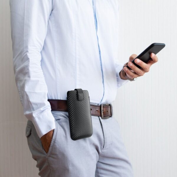 POCKET Carbon Universal Case - Size 02 - for IPHONE IPHONE 5 / 5S / 5SE / 5C – Bild 2