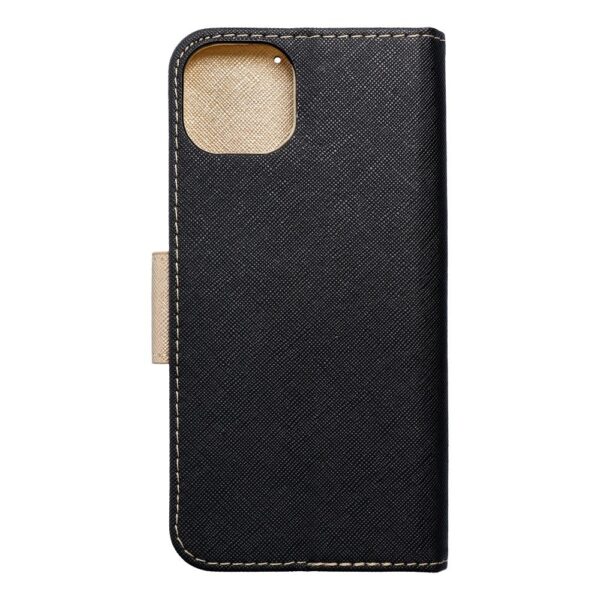 FANCY Book case for IPHONE 15 Plus black / gold – Bild 3