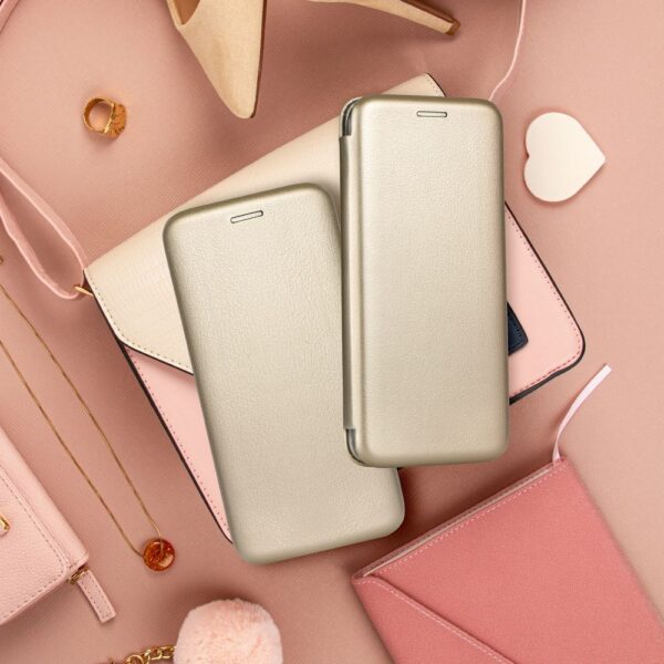 ELEGANCE book case for IPHONE 16 gold – Bild 5