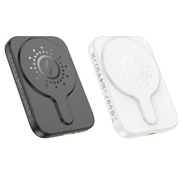 HOCO powerbank 5000 mAh compatible with MagSafe QC PD W J117 black – Bild 4