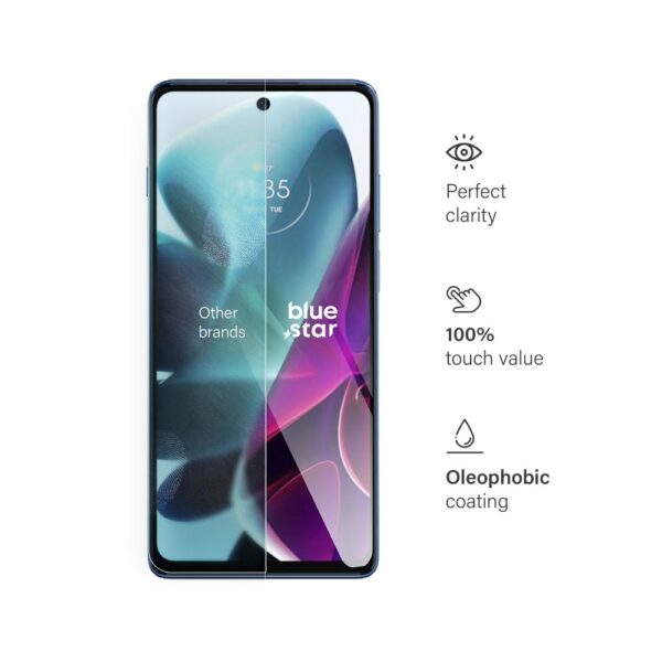 Tempered Glass Blue Star - Motorola G200/G100/G60/G60s/G51 5G/G9 Power – Bild 4