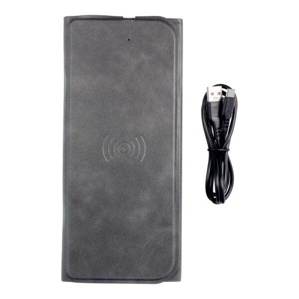 Mouse pad with wireless charger 15W OJD-82 brown grey – Bild 4