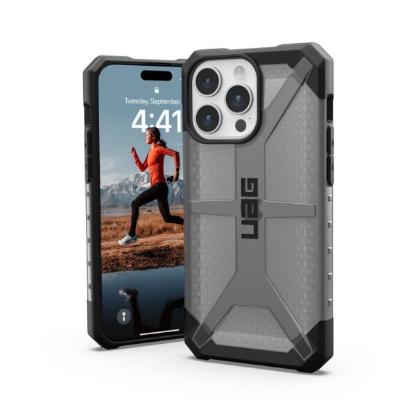 (UAG) Urban Armor Gear Plasma case for IPHONE 15 PRO MAX ash
