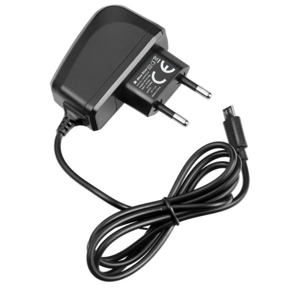 BLUE STAR LITE travel charger 2A 10W with cable Micro USB TFK-TC-1095B black – Bild 5