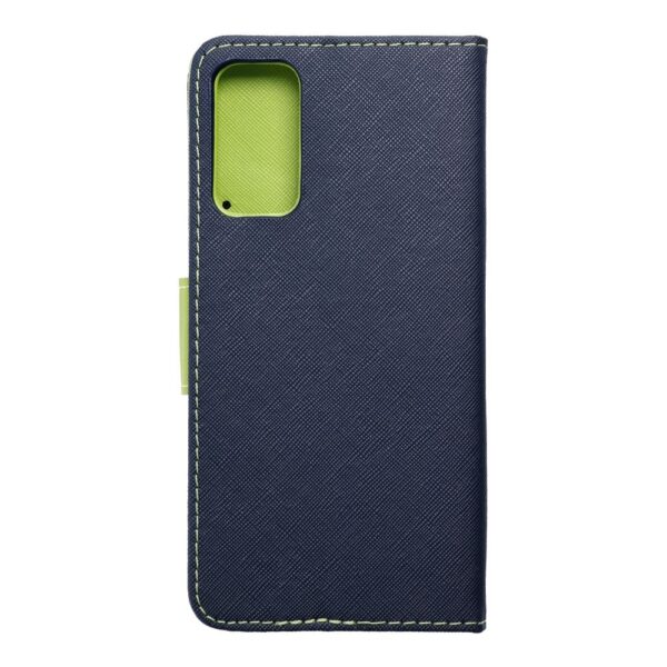 FANCY Book case for SAMSUNG M23 navy / lime – Bild 4