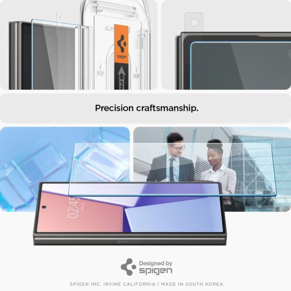 SPIGEN tempered glass GLAS.TR ”EZ FIT” 2-pack for SAMSUNG Z Fold 6 transparent – Bild 3