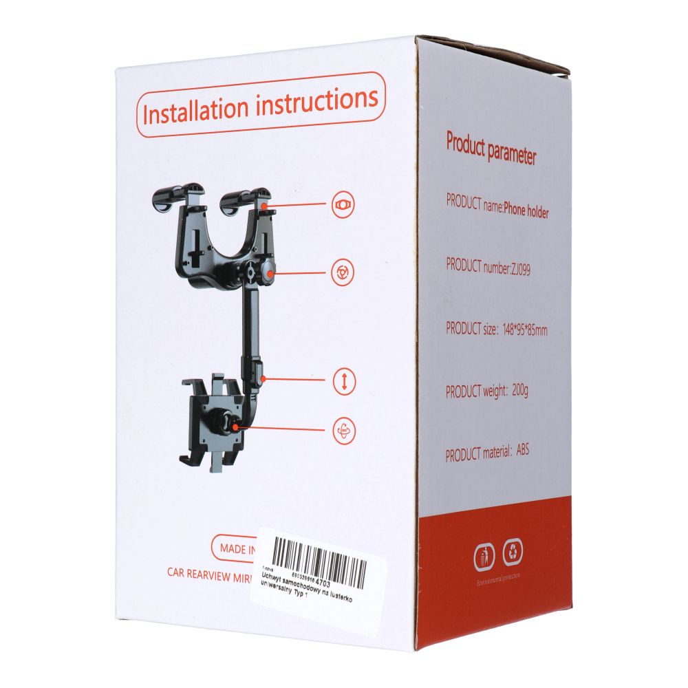 Car holder for for rearview mirror uniwersal Type 1 – Bild 2