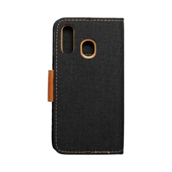 CANVAS Book case for SAMSUNG A40 black – Bild 2