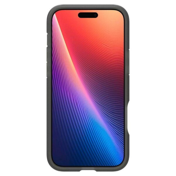 SPIGEN case TOUGH ARMOR MAG compatible with MagSafe for IPHONE 16 Pro Max frost black – Bild 2