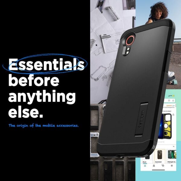 SPIGEN case TOUGH ARMOR for SAMSUNG Xcover 7 black – Bild 4