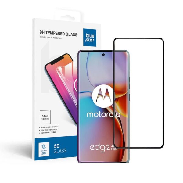 Tempered Glass Blue Star - Motorola Edge 40 Pro - black Tempered Glass Blue Star