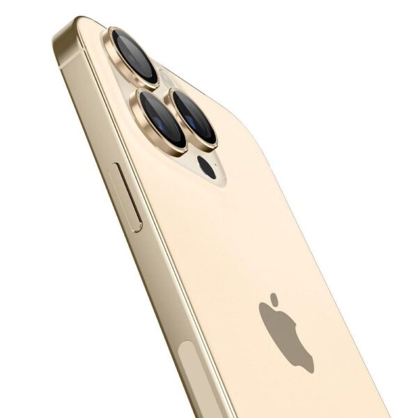 SPIGEN camera protector OPTIK.TR ”EZ FIT” 2-pack for IPHONE 14 Pro / 14 Pro Max gold – Bild 4