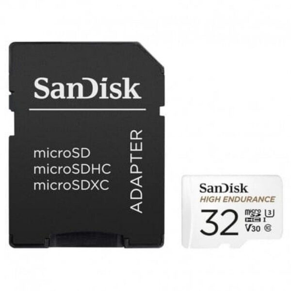 SANDISK memory card microSD 32GB 100MB/s class 10 with adapter SD