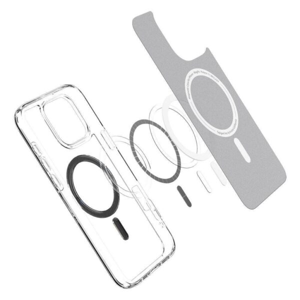 SPIGEN case ULTRA HYBRID MAG compatible with MagSafe for IPHONE 16 Pro carbon fiber – Bild 4