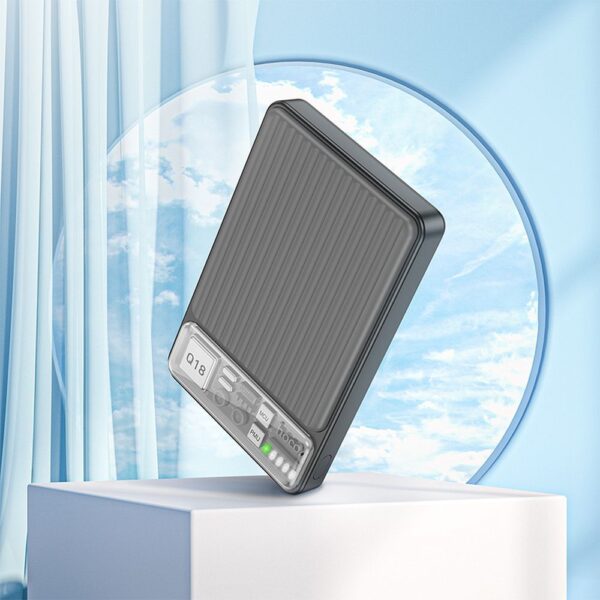 HOCO powerbank 10 000mAh compatible with MagSafe PD QC3.0 3A 22,5W Q18 black – Bild 2