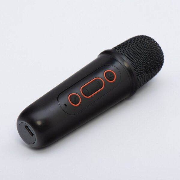 Speaker bluetooth Mini + wireless microphone LED Y1 black – Bild 3