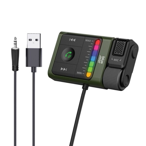 BLUE STAR transmitter FM bluetooth Equalizer BT64 black – Bild 5