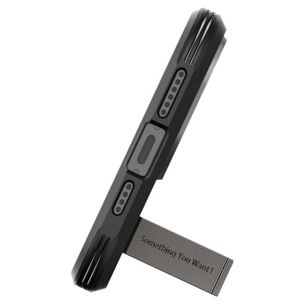 SPIGEN case TOUGH ARMOR MAG compatible with MagSafe for IPHONE 15 Pro gunmetal – Bild 5