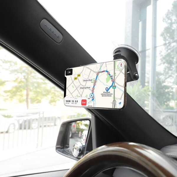 HOCO magnetic car holder for windshield / center console CA42 black red – Bild 2