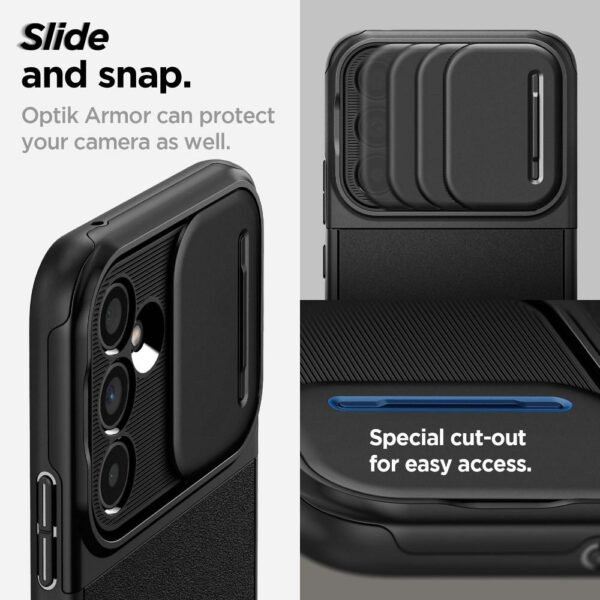 SPIGEN case OPTIK ARMOR for SAMSUNG A54 5G black – Bild 3
